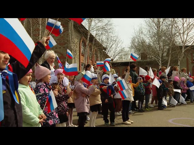 В детском саду «Теремок» прошел парад в честь Дня Победы