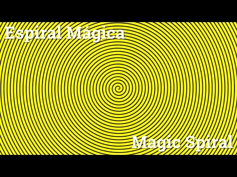 Magical Spiral Hypnosis, Psychedelic Magic Spiral Optical Illusion, Look at the Center of the Spiral