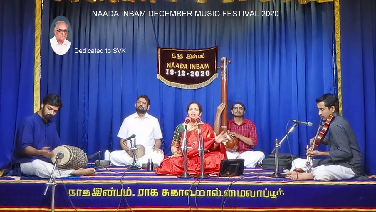 Vidushi K.Gayatri Prasanna for Naada Inbam December Music Festival 2020