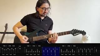 Nightwish - Come Cover Me - Guitar cover - lesson - tutorial with tabs