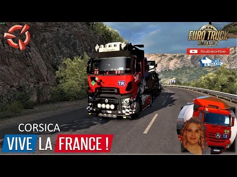 Euro Truck Simulator 2 (1.36 Beta) Fast Delivery In Corsica DLC Vive la France + DLC's & Mods