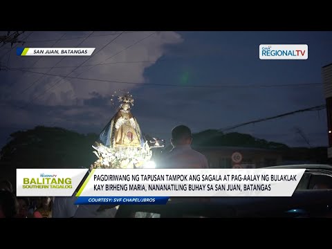 Balitang Southern Tagalog: Tapusan tampok ang sagala at pag-aalay ng bulaklak, nananatiling buhay