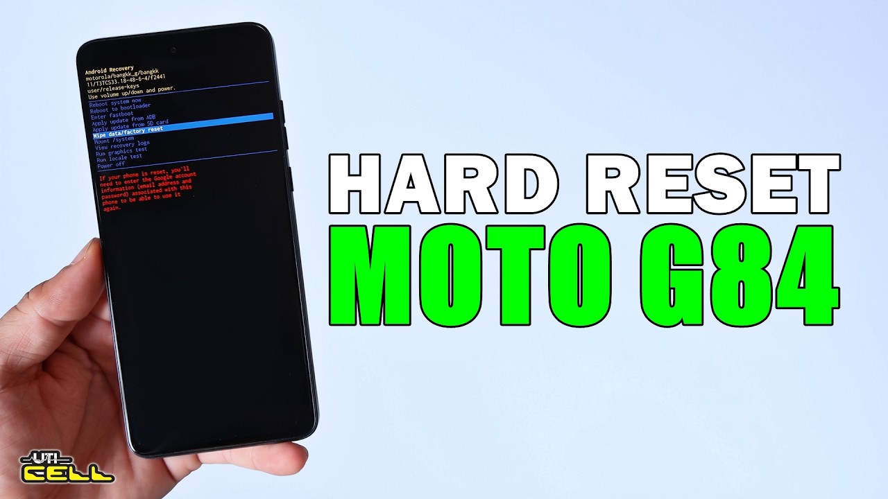Hard Reset no Motorola Moto G84 (XT2347) #UTICell