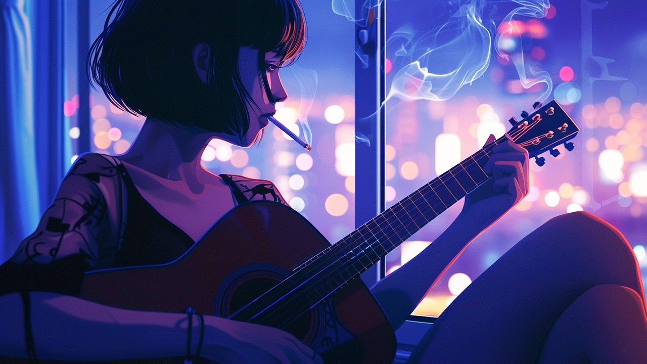 切なく夜にささやく女性の歌声 80s Lofi Jazz,Folk,Citypop 「最後の人」オリジナル曲