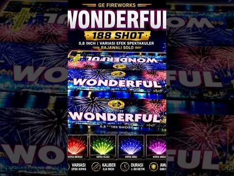 GE 08188 WONDERFUL 0.8” 188 SHOTS