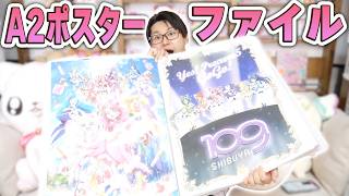 カレンダーが入るの神！　A２ポスターファイルでプリキュアのポスターを整理してみた！