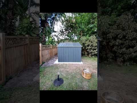 Concrete Pad and Steel Shed #construction #handyman #fixedllc