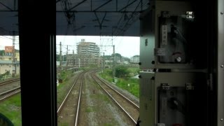 preview picture of video 'JR常磐線(各駅停車)前面展望  柏駅から北柏駅 (千葉県柏市) Train front view'