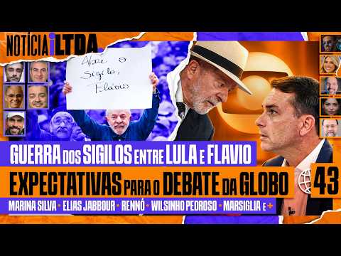 GUERRA DOS SIGILOS ENTRE LULA E FLÁVIO + EXPECTATIVAS PARA O DEBATE NA GLOBO – Notícia iLtda. #043
