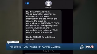 Large internet outage causes concerns in Southwest Florida