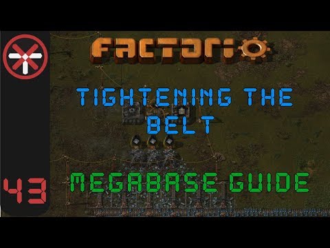 Factorio: Tightening The Belt: Megabase Guide EP43 - 12 LANES OF IRON | Tutorial Gameplay Series