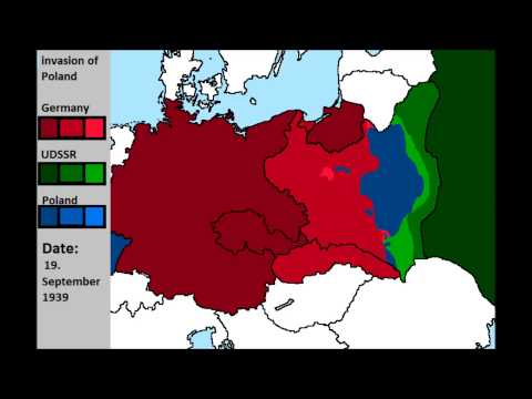 World War 2 Invasion of Poland every day