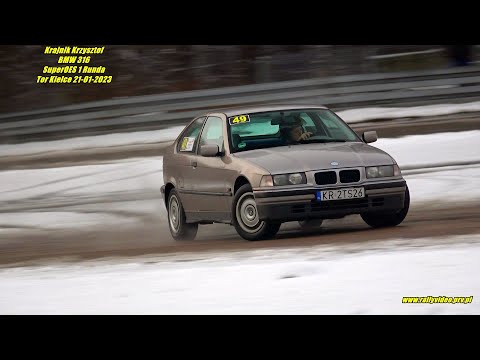 Krajnik Krzysztof - BMW 316 - SuperOES 1 Runda Tor Kielce 21-01-2023