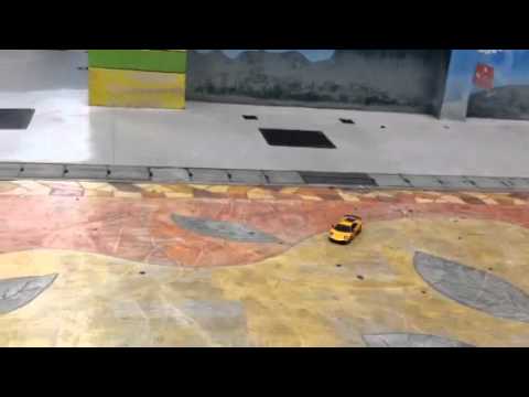 Allen playing with my yellow rc lamborghini :D