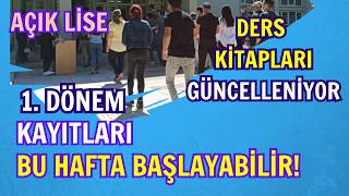 1. Dönem Kayıtları Bu Hafta Başlayabilir! Yeni Kayıt, Kayıt Yenileme, 