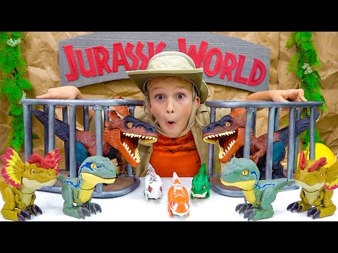 Vlad and Niki Jurassic World Toys Adventures