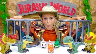 Vlad and Niki Jurassic World Toys Adventures