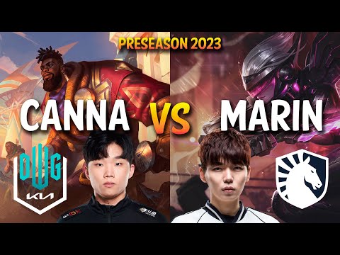 DK Canna vs TL MaRin - K'SANTE vs FIORA Top - KR Ranked