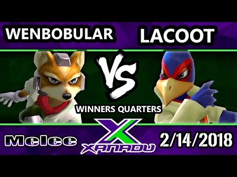 S@X 241 Melee - Wenbobular (Fox) Vs. Lacoot (Falco) - SSBM Winners Quarters - Smash Melee