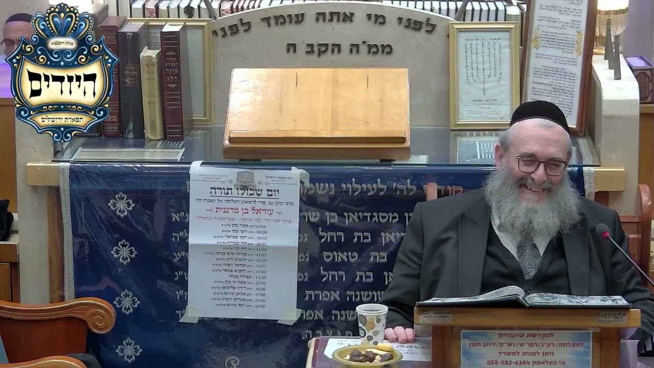 הרב יהושע ויזגן מסכת חולין דף עה עמוד א'