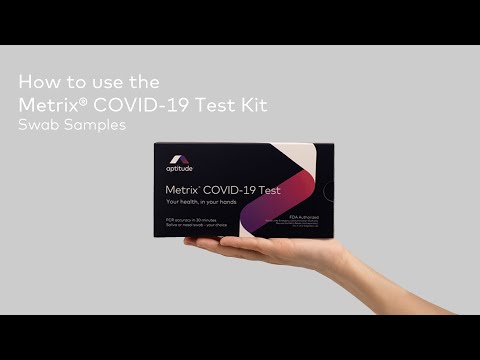 How to use the Metrix® COVID-19 Test - Swab Samples