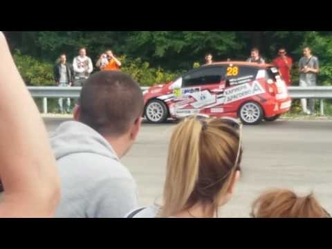 Rally Bulgaria 2017 - Turn near Golden Sands