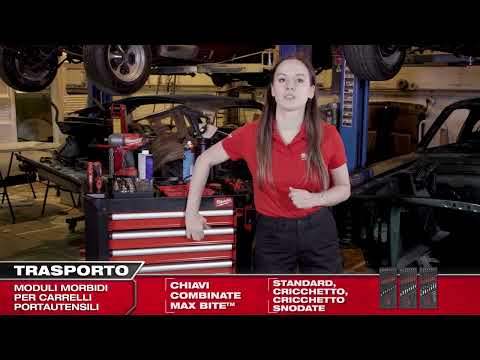 Set officina carrello portautensili in acciaio Milwaukee - Prodottiferramenta.it