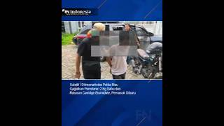 Subdit I Narkoba Polda Riau Gagalkan Peredaran 2 Kg Sabu dan Ratusan Catridge Etomidate