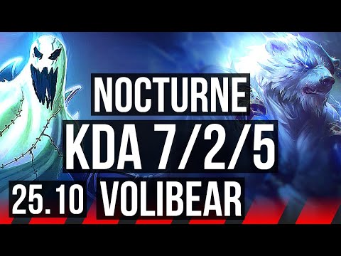 NOCTURNE vs VOLIBEAR (TOP) | KR Master | 25.10