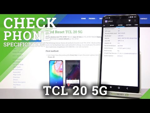 TCL 20 5G - CPU-Z Full Specification