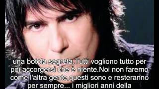 I migliori anni della nostra vita di Renato Zero con testo