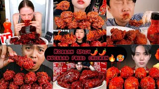 Download lagu KOREAN SPICY NUCLEAR FRIED CHICKEN MUKBANG COMPILATION |ASMR EATING SPICY CHICKEN |EXTREME SPICY🌶🌶🥵| mp3