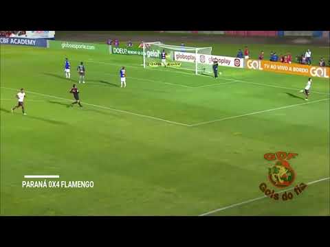 GOLS DO FLA: PARANÁ 0X4 FLAMENGO - BRASILEIRÃO 2018 - GOLEADA NO  DORIVAL BRITTO!!