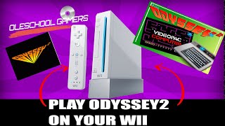 How to Play the Odyssey2 on your Wii !