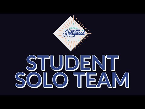 Virtual Camp Hollywood 2020 -  Student Solo Team