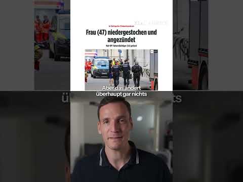 STUTTGART: Frau im Einkaufszentrum mit Messer attackiert und angezündet! 🚨