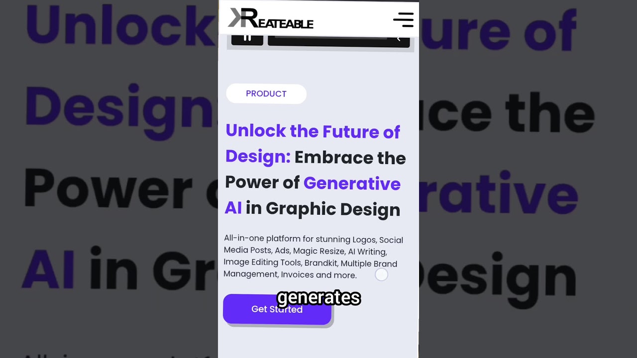Crea un logotipo en segundos con Kreatable AI🤯 #ai #viral #facts #youtubeshorts