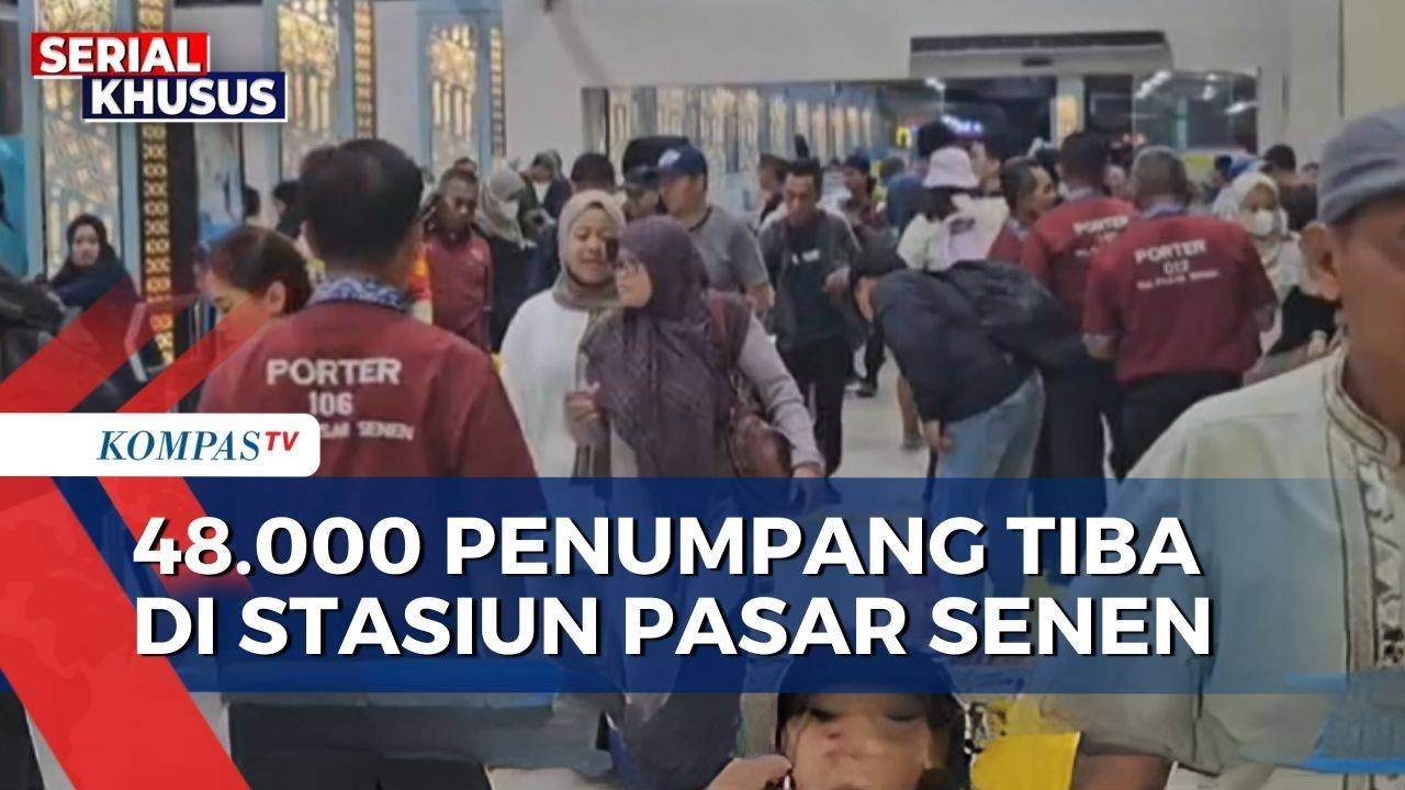 48 Ribu Pemudik Tiba di Jakarta, Puncak Arus Balik Kereta Api Diprediksi 4-7 April 2025