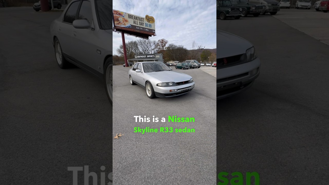 R33 Skyline - ULTIMATE JDM Family Hauler?!?! #Shorts
