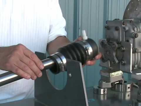 PSS Shaft Seal: Cleaning Shaft & Installing Rubber Bellow