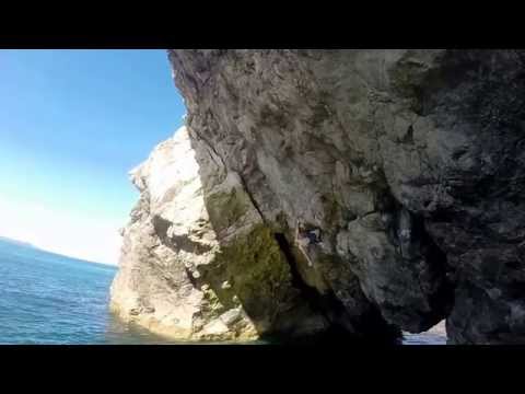 Deep Water Soloing at Lulworth...