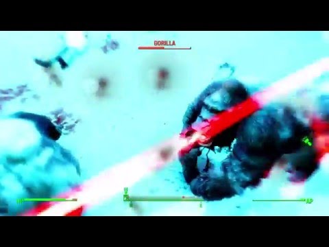 Fallout 4 (Gorilla Melee Battle) Synthetic Gorilla Meat HD