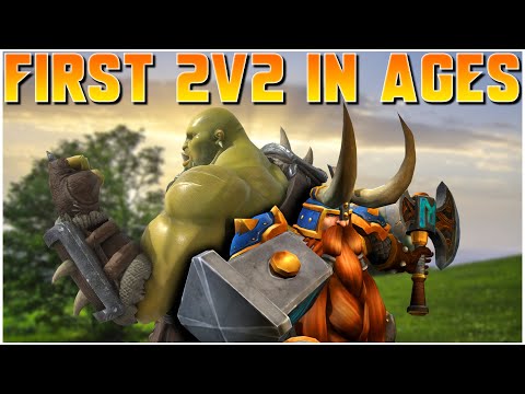 FIRST 2v2 In AGES! | WC3 | Grubby