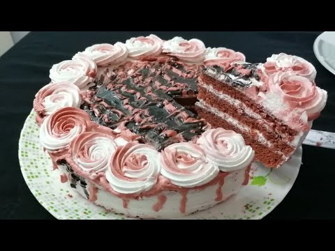 Red Velvet Cake 🧁🎂decoration