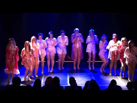 Beginner Burlesque students perform Baby One More Time - The Bombshell Burlesque Academy