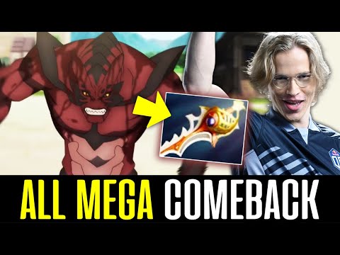 This is how TOPSON comeback in ALL MEGA CREEPS situation DOTA 2