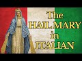 The Hail Mary In Italian With Subtitles Prayed 5 Times For Learners LEARN ITALIAN