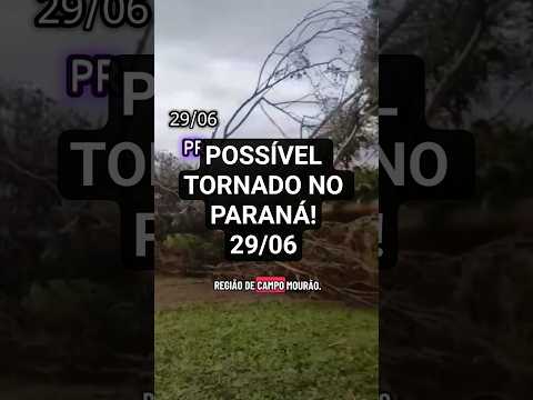 Fortes ventos em Nova Cantu-PR #alerta #tornado #tempestade #paraná #chuvas