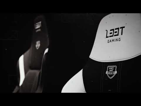 Žaidimų kėdė L33T E-Sport Pro Comfort Gaming Chair, Juoda video