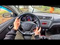 2015 KIA Rio 1 6 AT POV TEST DRIVE